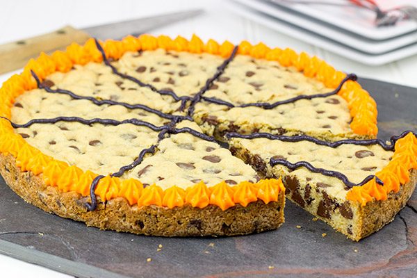 Get into the party spirit with this tasty Chocolate Chip Cookie Cake!