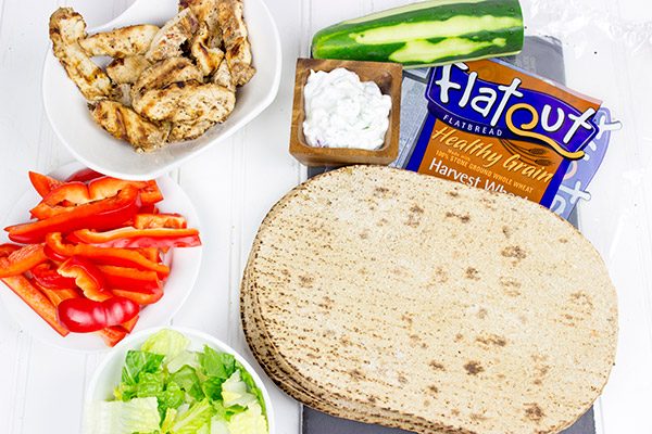 Want to mix up weeknight dinners? How about some Garam Masala Chicken Wraps?