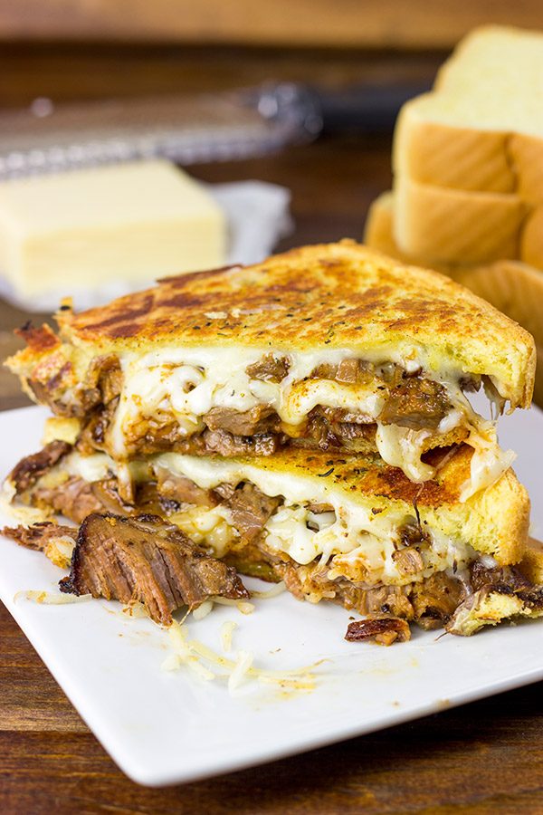 Make your next sandwich epic with this Smoked Brisket Grilled Cheese!