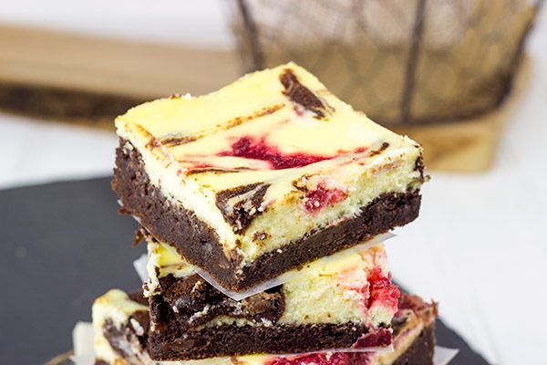 It's a cheesecake! No, it's a brownie! No, it's Strawberry Cheesecake Brownies!