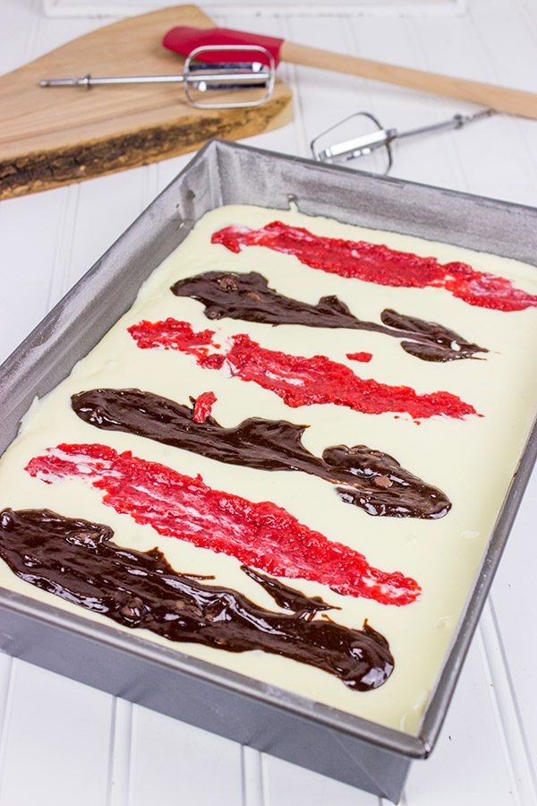 It's a cheesecake! No, it's a brownie! No, it's Strawberry Cheesecake Brownies!