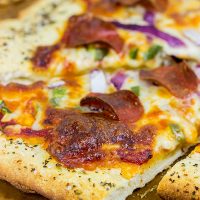 Mix up pizza night with this Thin-Crust Sourdough Pizza!