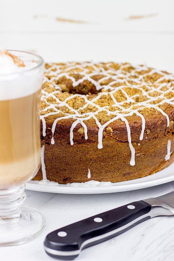 Featuring the rich flavors of coffee and cinnamon, this Cappuccino Coffee Cake is a great way to start your day!