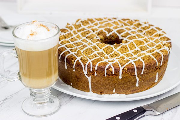 Featuring the rich flavors of coffee and cinnamon, this Cappuccino Coffee Cake is a great way to start your day!