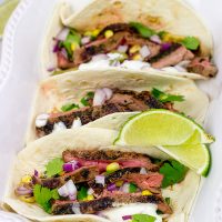 Grilled Flank Steak Tacos are an easy and delicious way to celebrate warm summer nights on the back porch!