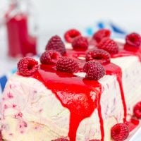 Featuring a raspberry sauce made with limoncello, this Lemon Raspberry Semifreddo is a perfect way to welcome in the warmer temperatures!