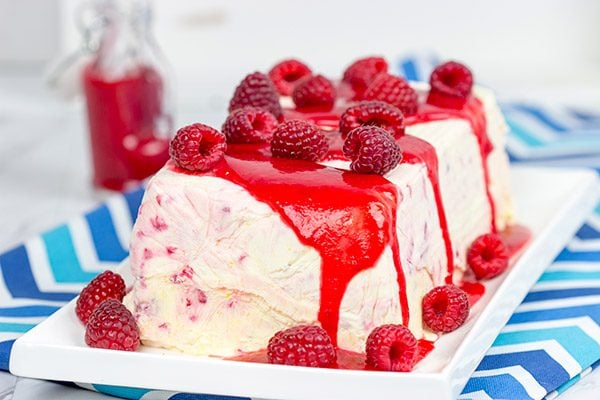 Featuring a raspberry sauce made with limoncello, this Lemon Raspberry Semifreddo is a perfect way to welcome in the warmer temperatures!