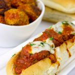 These Slow Cooker Meatball Subs are an easy and delicious winter meal!