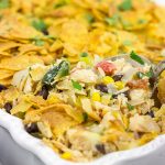 Looking for an easy weeknight dinner? How about this tasty Southwestern Chicken Taco Bake?