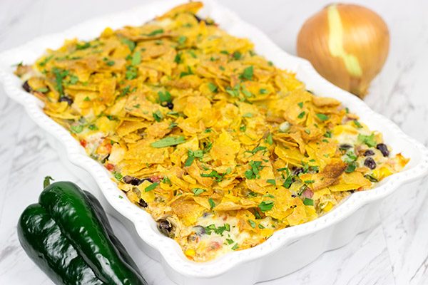 Looking for an easy weeknight dinner? How about this tasty Southwestern Chicken Taco Bake?