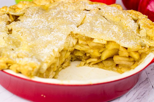 Featuring a mix of tart and sweet apples, this Deep Dish Apple Pie is a new summertime favorite in our house!
