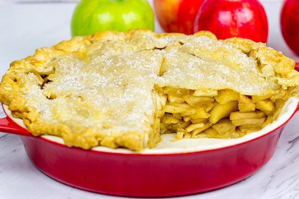 Featuring a mix of tart and sweet apples, this Deep Dish Apple Pie is a new summertime favorite in our house!