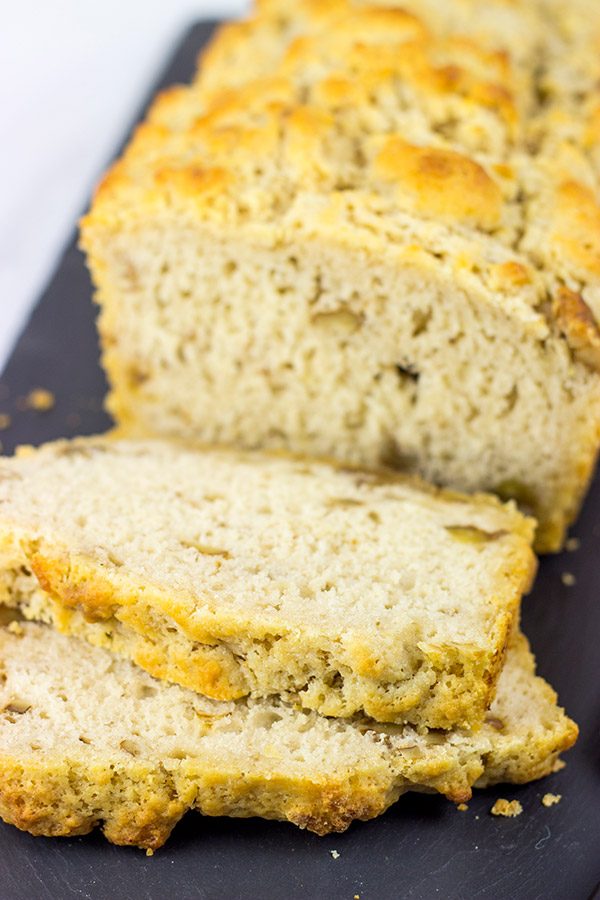 Looking for a quick and easy sandwich style bread? Then look no more! This Maple Walnut Beer Bread is quite tasty!