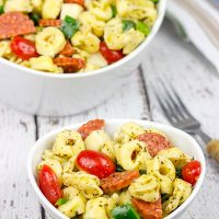 Summer picnics aren't complete without pasta salad, and this Pepperoni Pasta Salad is an epic addition to the picnic table!