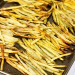 Thin-cut fries seasoned with fresh rosemary and garlic, these Rosemary Garlic Smashfries will become a favorite in your house!