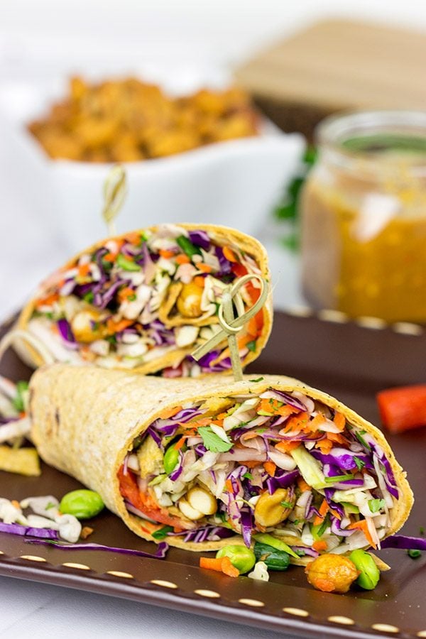 Make lunch fun again with these Thai Peanut Wraps!