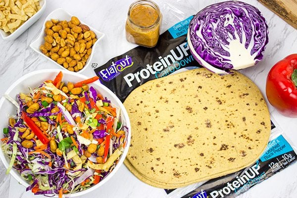 Make lunch fun again with these Thai Peanut Wraps!