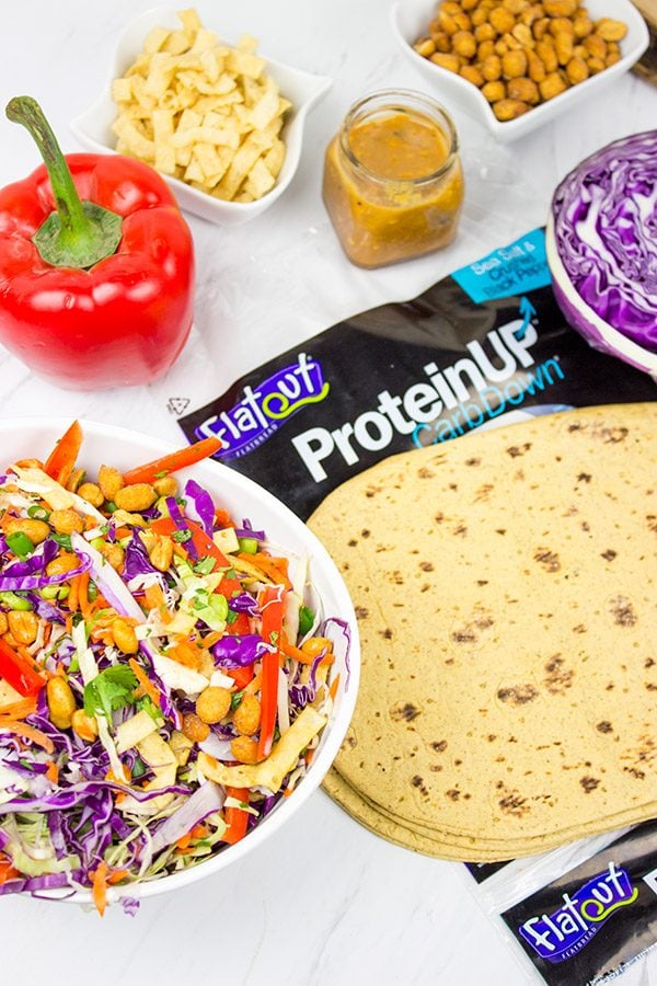 Make lunch fun again with these Thai Peanut Wraps!