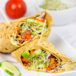 Easy, tasty and healthy. What's not to love about these Veggie Hummus Wraps?