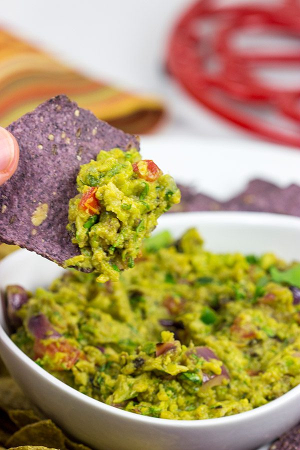 Summer is here! Grab a bag of tortilla chips and whip up a batch of Grilled Guacamole!