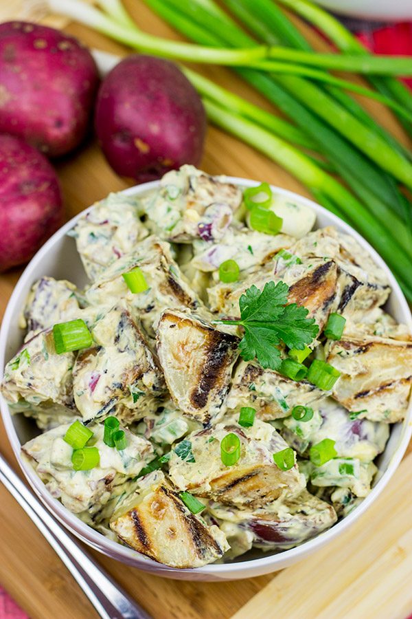 Looking for a fun twist to a classic summer dish? Try this Grilled Potato Salad!