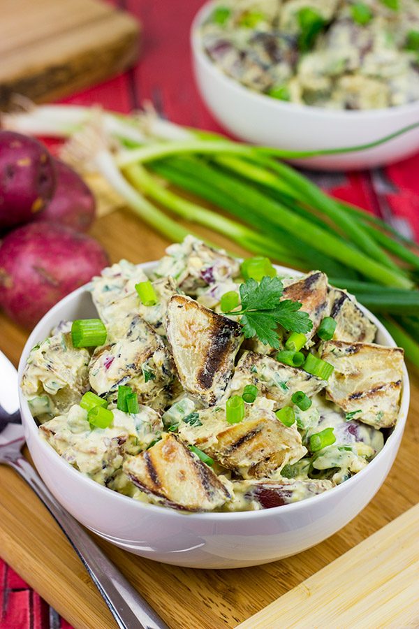 Looking for a fun twist to a classic summer dish? Try this Grilled Potato Salad!