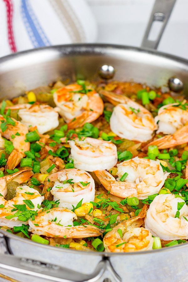 This Lowcountry Shrimp Perloo is easy and delicious...perfect for a weeknight meal!