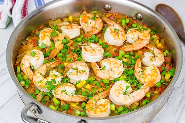 This Lowcountry Shrimp Perloo is easy and delicious...perfect for a weeknight meal!