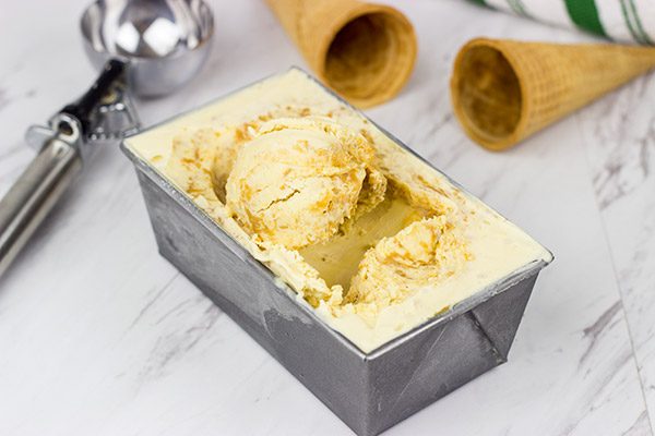 Nothing quite says summer like homemade ice cream. Whip up a batch of this creamy Peanut Butter Ice Cream today!
