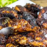 Apple Bourbon BBQ Sauce is one delicious flavor for grilled chicken wings!