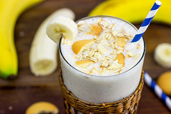 This Banana Muffin Smoothie tastes like eating a loaf of fresh banana bread...through a straw.