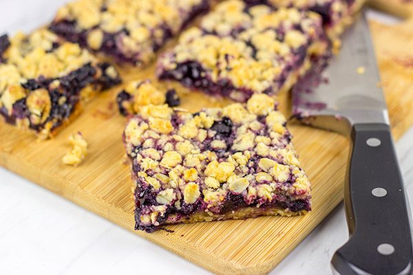Loaded with blueberries, these Blueberry Crumb Bars are the perfect summer dessert!