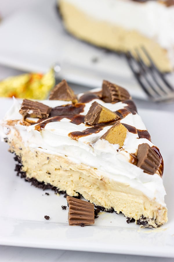 No-bake your way to deliciousness with this No-Bake Peanut Butter Pie!