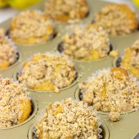 These Banana Walnut Muffins are a classic...just try not to eat all of the streusel first!
