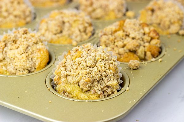 These Banana Walnut Muffins are a classic...just try not to eat all of the streusel first!