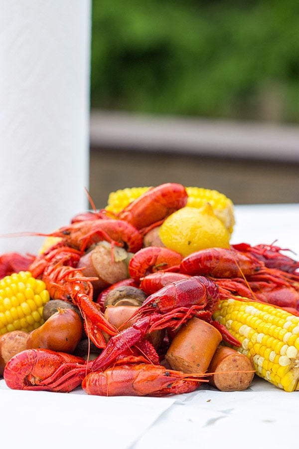Head to the backyard this weekend and host a Cajun Crawfish Boil with friends!