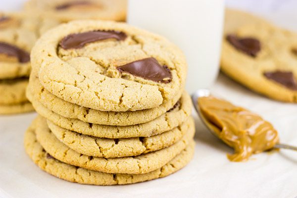 It's hard to beat the chocolate + peanut butter combo! These Chocolate Peanut Butter Cup Cookies are a favorite around here!