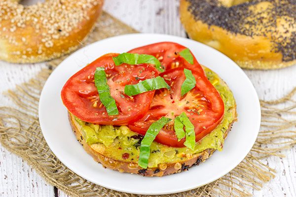Grab a bagel and mix up lunch with this Guacamole Toast: 3 Ways!
