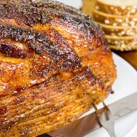 Are ham sammiches your thing? Then you've got to try this Smoked Maple Glazed Ham!