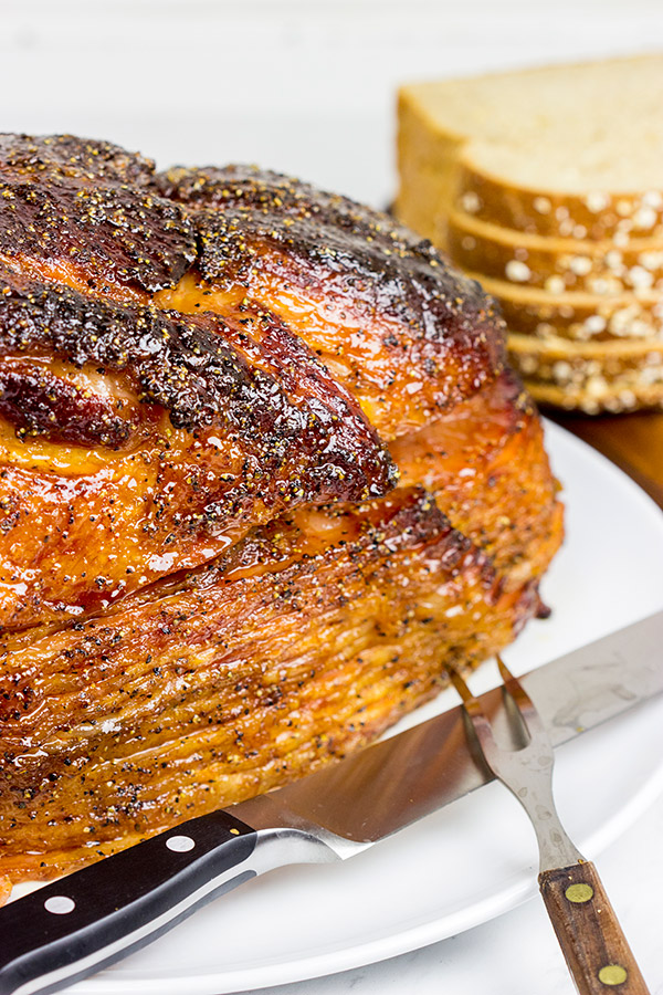 Are ham sammiches your thing? Then you've got to try this Smoked Maple Glazed Ham!