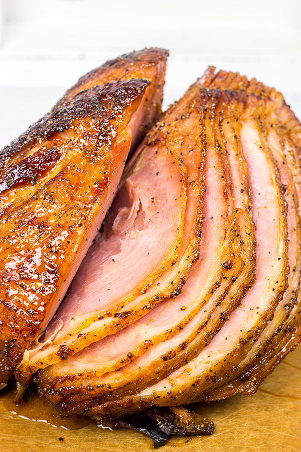 Are ham sammiches your thing? Then you've got to try this Smoked Maple Glazed Ham!