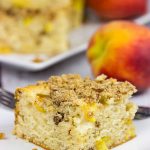 This Peach Pecan Coffee Cake is so good it can double as dessert or breakfast...or both!