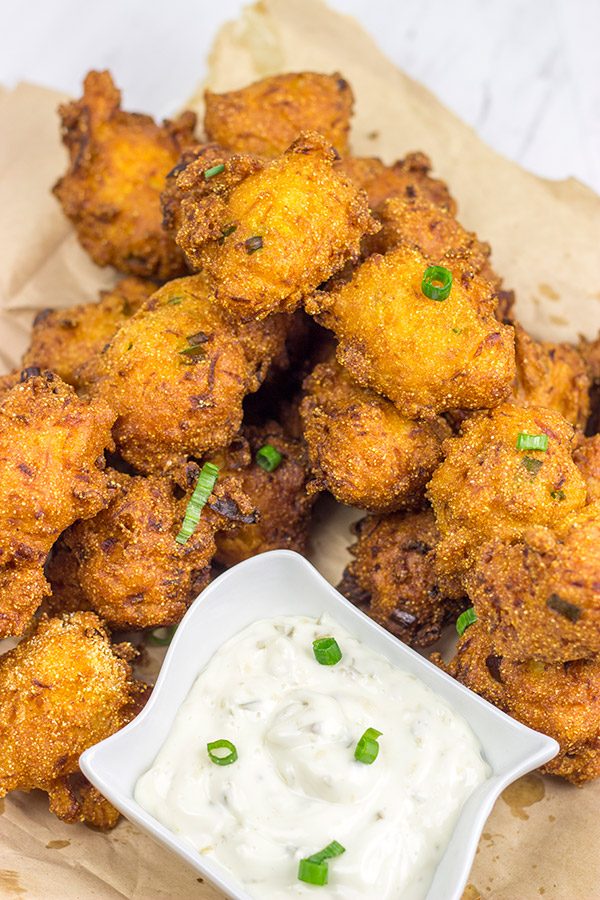 Often served with fried fish, Hushpuppies are a classic southern side dish!