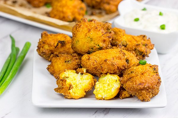 Often served with fried fish, Hushpuppies are a classic southern side dish!