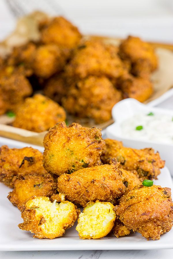 Often served with fried fish, Hushpuppies are a classic southern side dish!