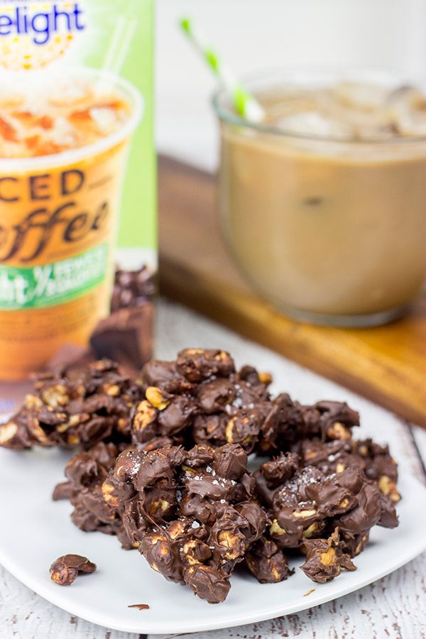Looking for a sweet mid-afternoon snack? How about some Triple Chocolate Peanut Clusters!