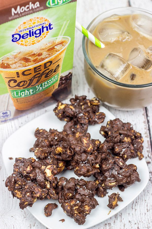 Looking for a sweet mid-afternoon snack? How about some Triple Chocolate Peanut Clusters!