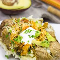 Who says you need tortillas for tacos? These Enchilada Baked Potatoes make for a delicious dinner!