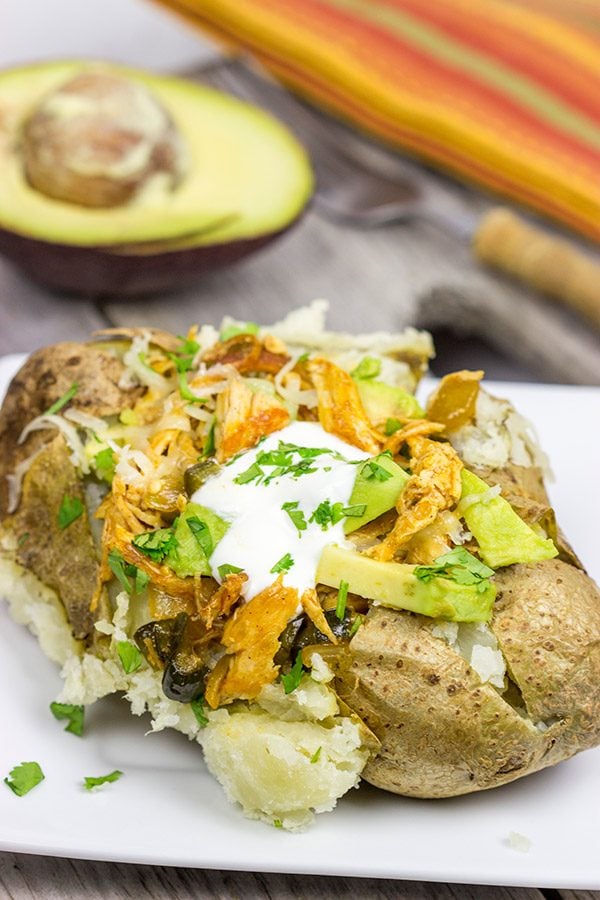 Who says you need tortillas for tacos? These Enchilada Baked Potatoes make for a delicious dinner!