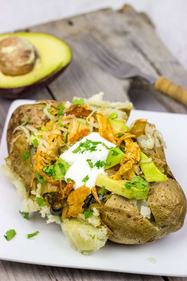Who says you need tortillas for tacos? These Enchilada Baked Potatoes make for a delicious dinner!